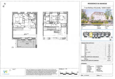 Appartement - 101 m² - 4 pièces