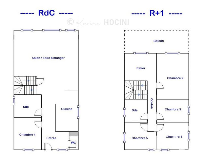 Maison - 133 m² - 6 pièces