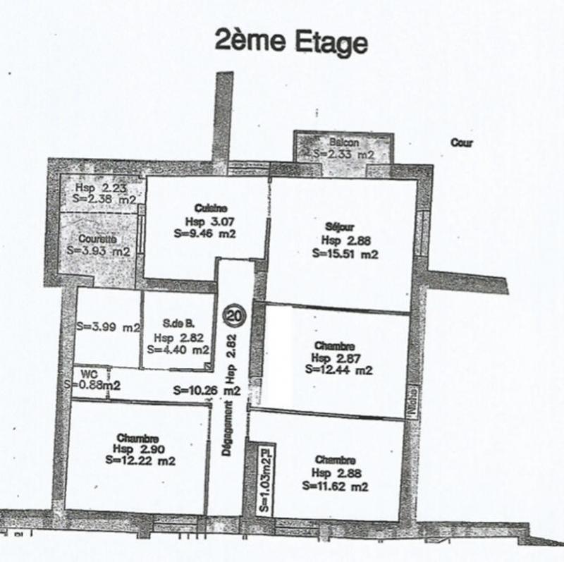 Appartement - 82 m² - 4 pièces
