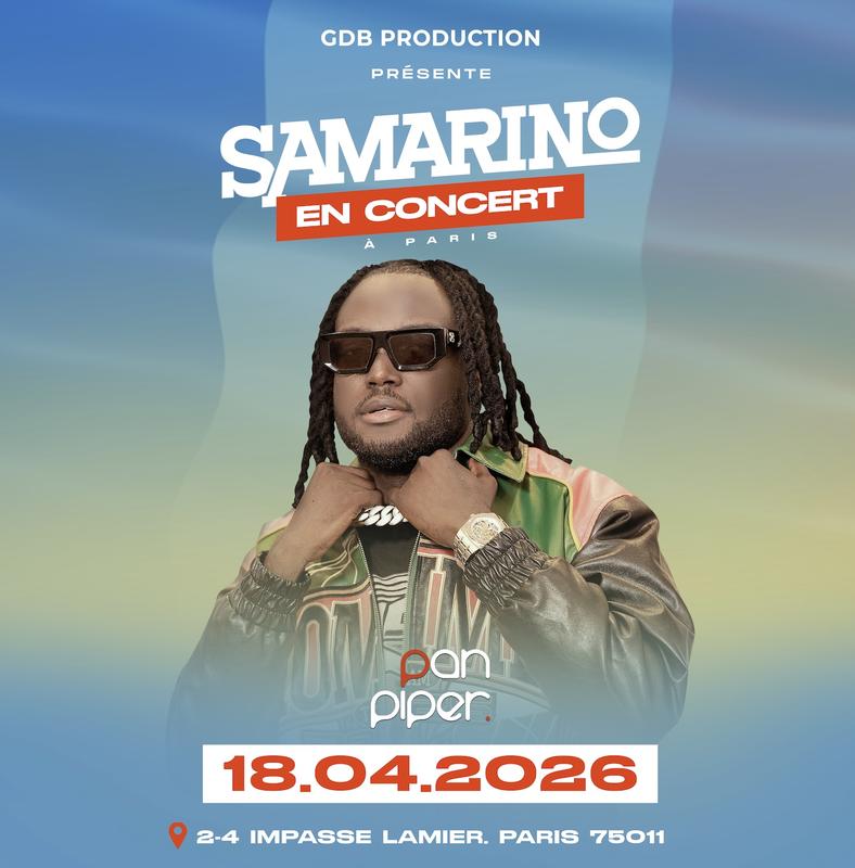 Samarino : l'étoile de la Nouvelle Musique Congolaise en concert au Pan Piper !