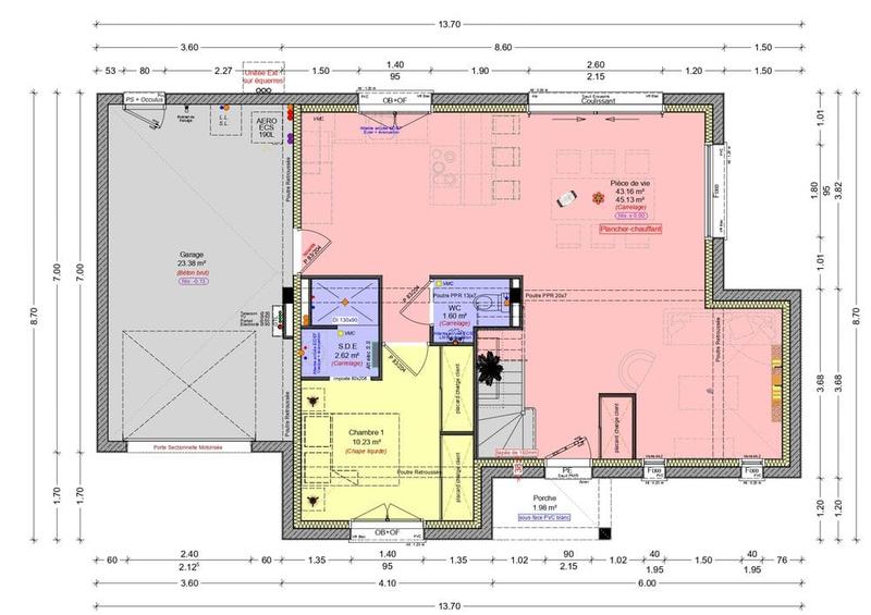 Maison - 105 m² - 5 pièces