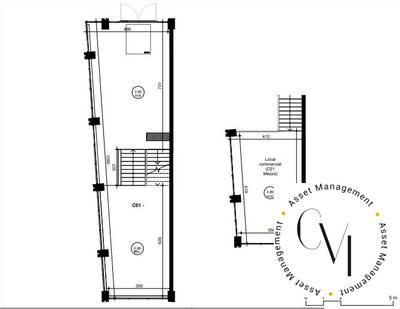 Local commercial - 91 m²