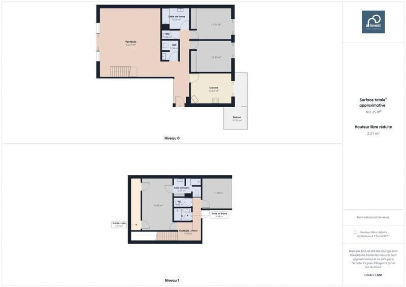 Duplex - 161 m² - 12 pièces