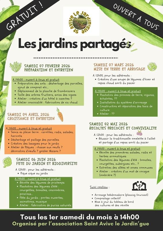 Les Jardins partagés par Saint Avive le Jardin'gue