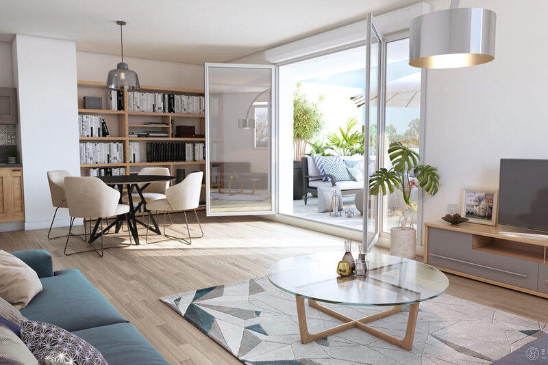 Appartement - 98 m² - 3 pièces