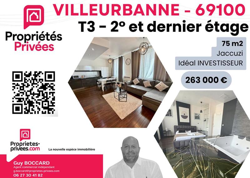 Appartement - 74 m² - 3 pièces