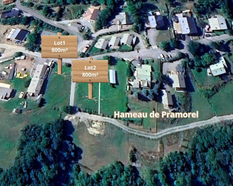 Terrain constructible - 800 m²