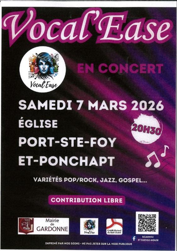 Vocal'Ease en concert