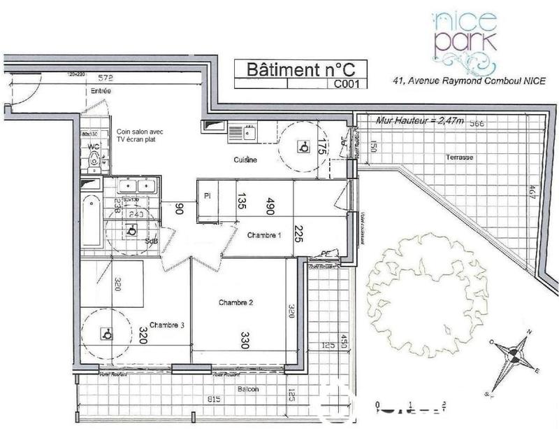Chambre - 10 m² - 1 pièce