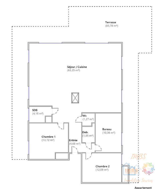 Appartement - 111 m² - 4 pièces