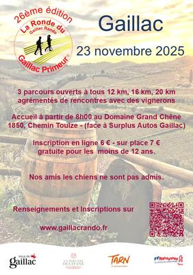 26ème édition de la Ronde du Gaillac Primeur®