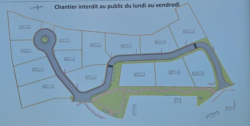 Terrain constructible - 1 036 m²