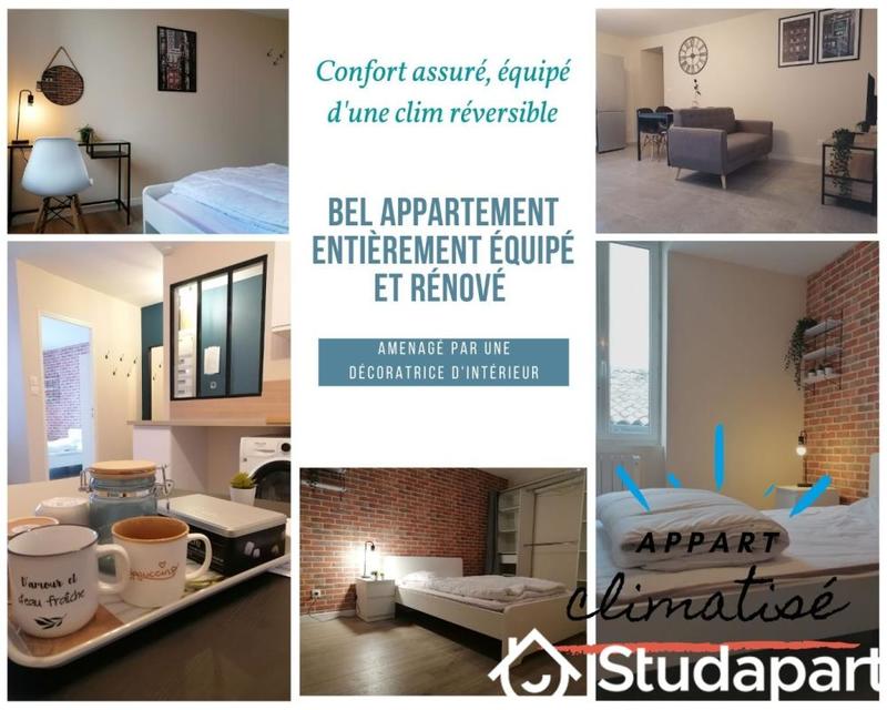 Chambre - 11 m² - 1 pièce