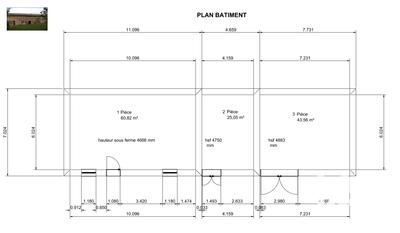 Maison - 161 m² - 3 pièces