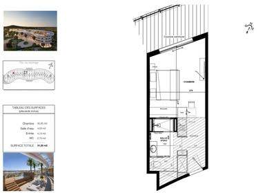 Appartement - 31 m² - 1 pièce