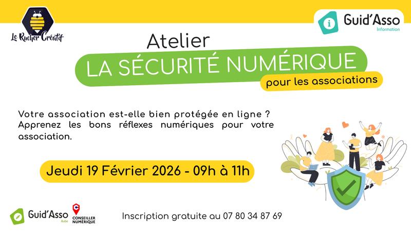 Guid'Asso : Atelier la sécurité numérique pour les associations