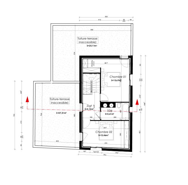 Maison - 123 m² - 4 pièces