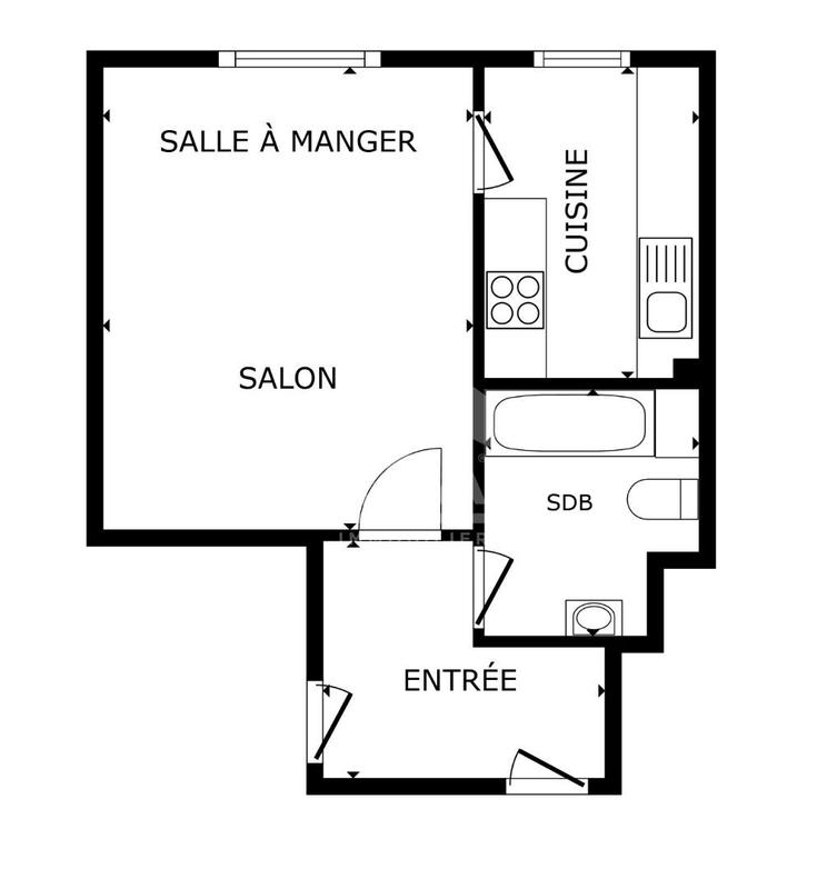 Appartement - 33 m² - 1 pièce
