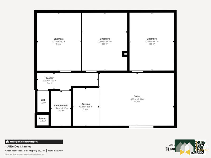 Maison - 56 m² - 4 pièces