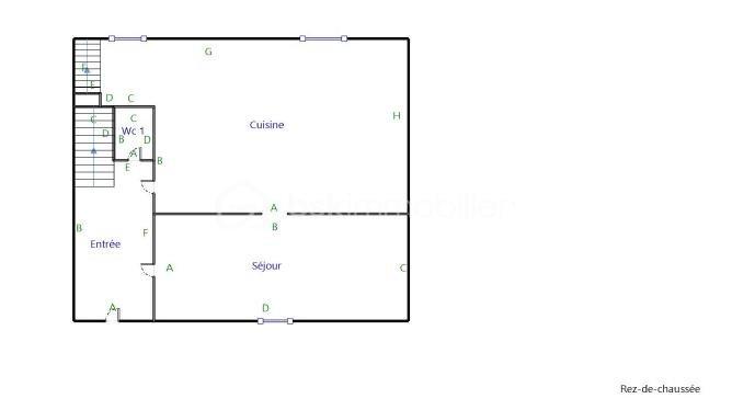 Maison ancienne - 109 m² - 5 pièces