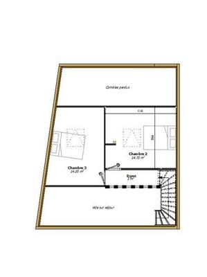 Maison - 93 m² - 4 pièces