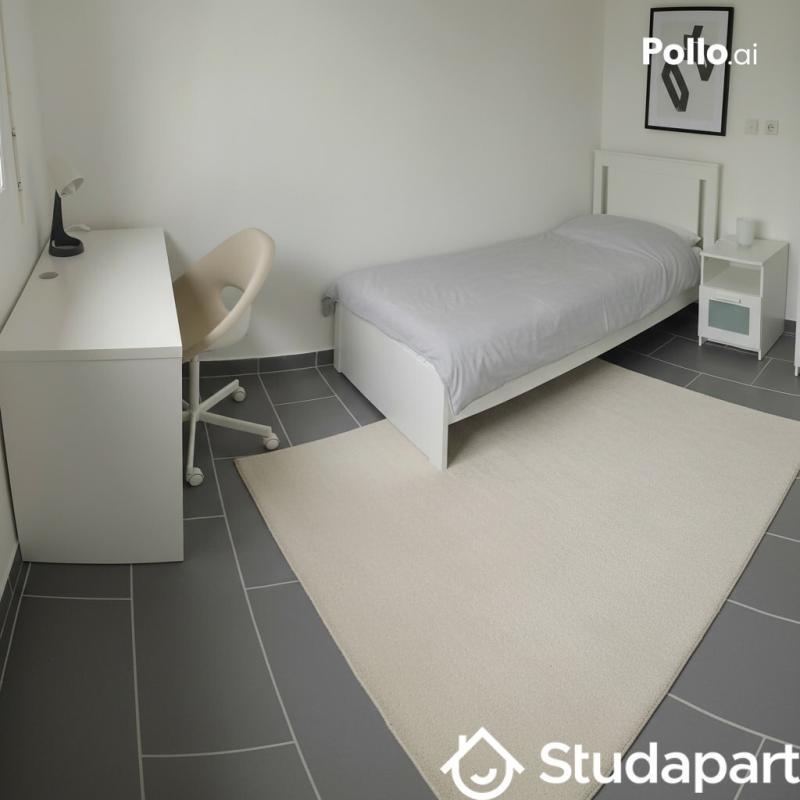 Chambre - 9 m² - 1 pièce