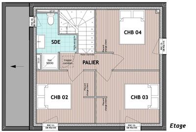 Maison contemporaine - 83 m² - 5 pièces