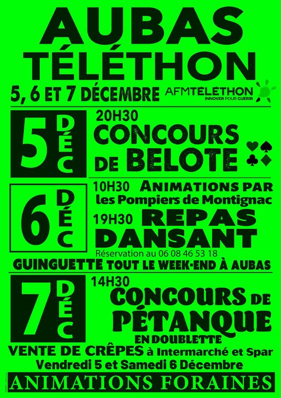 Téléthon à Aubas