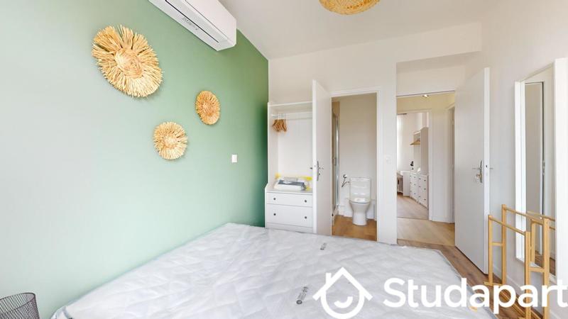 Chambre - 12 m² - 1 pièce