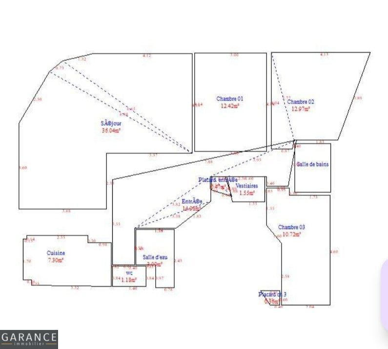 Appartement - 108 m² - 5 pièces