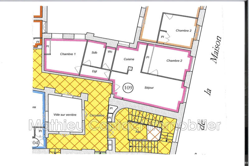 Appartement - 53 m² - 3 pièces