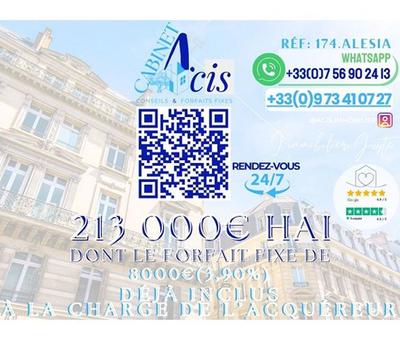 Appartement - 19 m² - 1 pièce