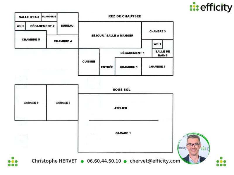 Pavillon - 132 m² - 6 pièces