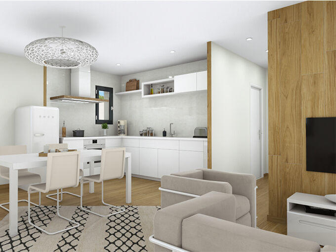 Maison - 60 m² - 3 pièces