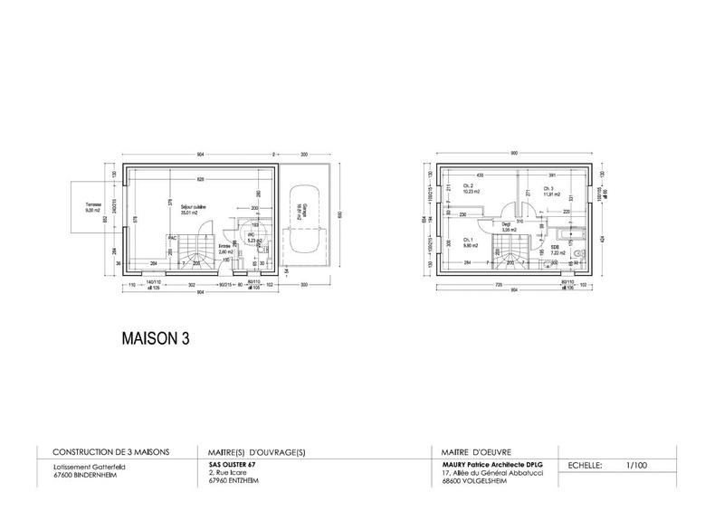 Maison - 86 m² - 4 pièces