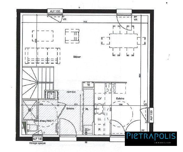 Maison - 90 m² - 5 pièces