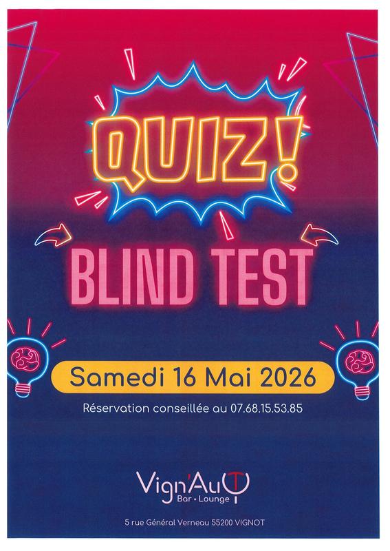 Soirée Quiz ! Blind Test