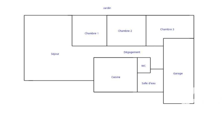 Maison - 93 m² - 5 pièces