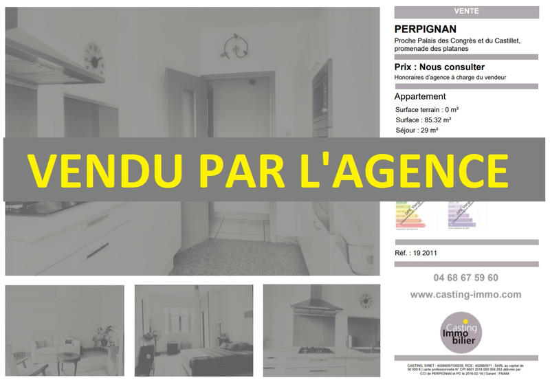 Appartement - 85 m² - 3 pièces