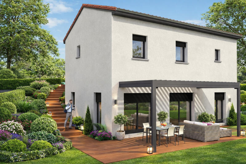 Maison - 90 m² - 4 pièces