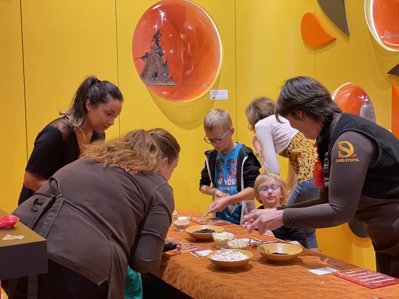 Atelier à la chocolaterie Daniel Stoffel : Choco'chups