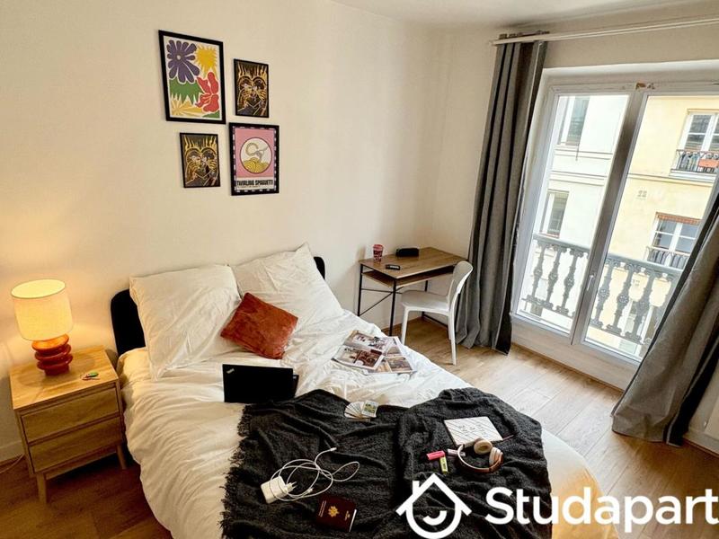 Chambre - 12 m² - 1 pièce