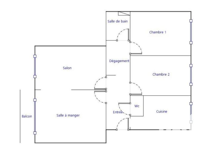 Appartement - 66 m² - 4 pièces