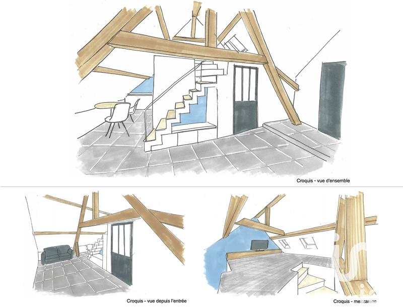 Maison de ville - 88 m² - 4 pièces