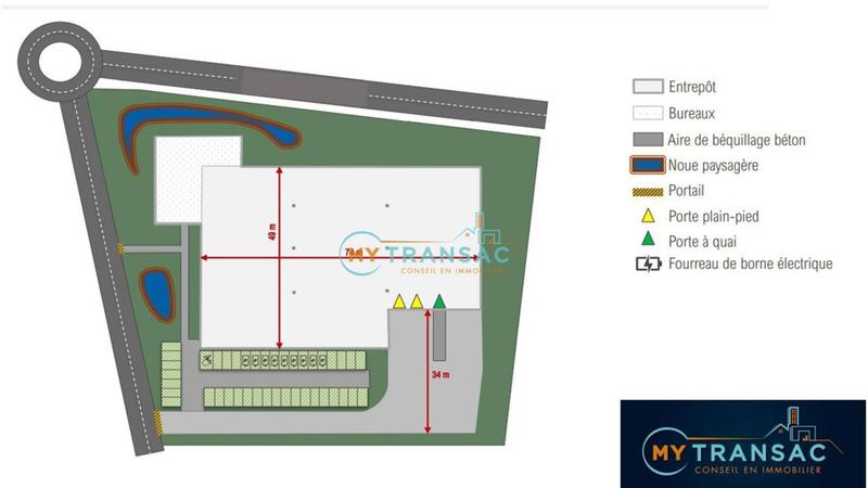 Local d'activité / Entrepôt - 4 151 m²