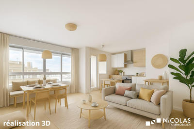 Appartement - 76 m² - 3 pièces