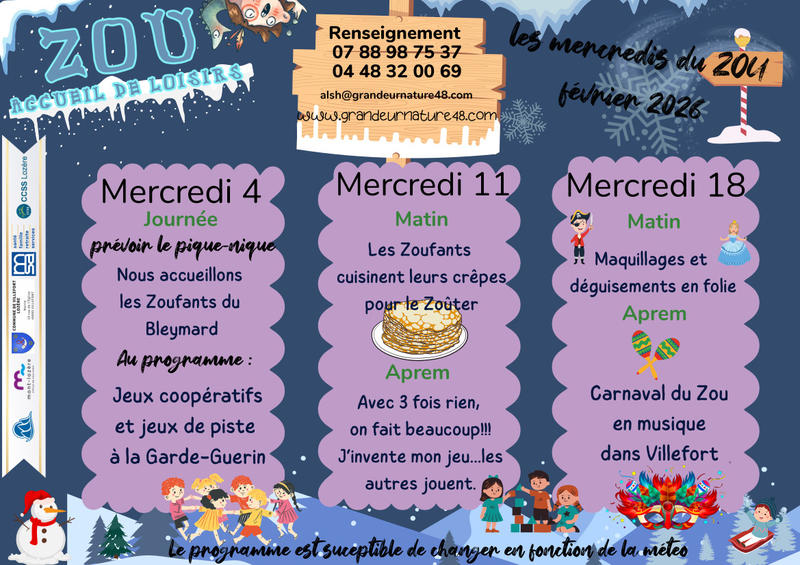 Accueil de Loisirs Zou