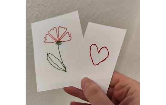 Atelier : Broderie sur papier