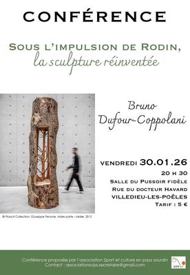Conférence "Sous l'impulsion de Rodin, la sculpture réinventée"