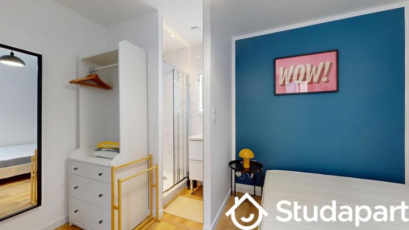 Chambre - 11 m² - 1 pièce